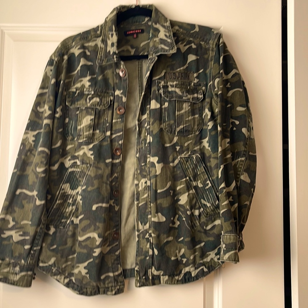 Nameless M camouflage cotton jacket/shacket